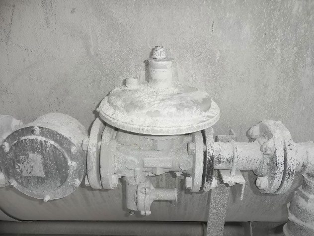 Válvula reguladora de pressão linha de gás